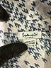 Splendid 100% Polyester Print Blue 3/4 Sleeve Blouse Size L - photo 7