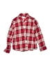 Crown & Ivy 100% Cotton Plaid Red Long Sleeve Button-Down Shirt Size 7 - photo 1
