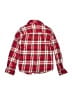 Crown & Ivy 100% Cotton Plaid Red Long Sleeve Button-Down Shirt Size 7 - photo 2