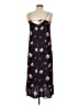 Just Floral Black Casual Dress Size M - photo 2