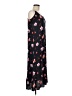 Just Floral Black Casual Dress Size M - photo 4