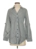 Twenty One 100% Cotton Gray Long Sleeve Button-Down Shirt Size S - photo 1