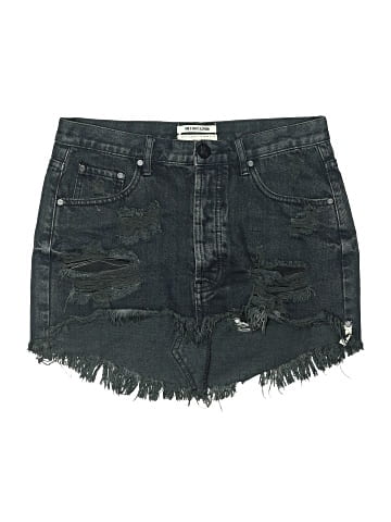 ONE X ONETEASPOON Denim Skirt (view 1)