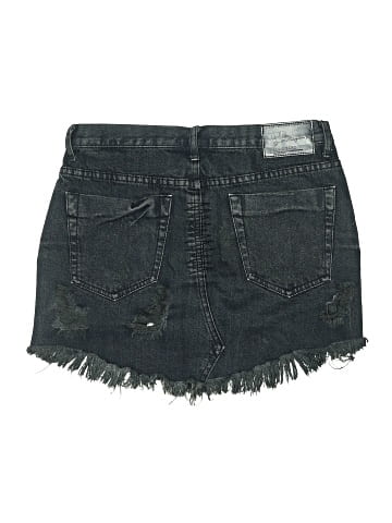ONE X ONETEASPOON Denim Skirt (view 2)