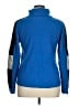 T by Talbots 100% Polyester Color Block Blue Turtleneck Sweater Size XL - photo 2