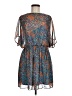 A. Byer 100% Polyester Paisley Blue Casual Dress Size M - photo 1