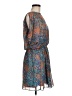 A. Byer 100% Polyester Paisley Blue Casual Dress Size M - photo 4