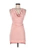 Cristina Solid Pink Cocktail Dress Size M - photo 1