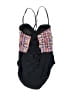 Popina Graphic Black One Piece Swimsuit Size S - photo 2