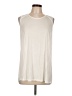 Halogen 100% Viscose Ivory Sleeveless Top Size L - photo 1