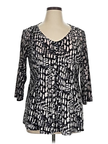 Roz & Ali 3/4 Sleeve Top (view 1)