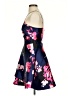 By & By 100% Polyester Floral Blue Cocktail Dress Size 3 - photo 5