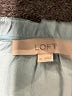 Ann Taylor LOFT 100% Polyester Teal Long Sleeve Blouse Size M - photo 7