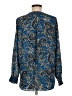 Allison Joy 100% Polyester Paisley Blue 3/4 Sleeve Blouse Size M - photo 2