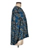 Allison Joy 100% Polyester Paisley Blue 3/4 Sleeve Blouse Size M - photo 4