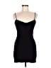 MNG Solid Black Cocktail Dress Size 6 - photo 1
