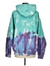 iets frans Tie-dye Teal Pullover Hoodie Size M - photo 2