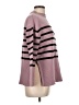 Zesica Stripes Pink Turtleneck Sweater Size L - photo 4
