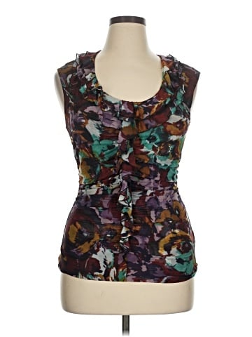 Classiques Entier Sleeveless Silk Top (view 1)