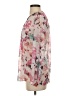 Apt. 9 Floral Pink Long Sleeve Blouse Size S - photo 5