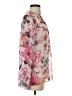 Apt. 9 Floral Pink Long Sleeve Blouse Size S - photo 4