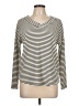 Cherish Stripes Ivory Long Sleeve T-Shirt Size L - photo 1