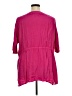 Added Dimension for Catherines 100% Rayon Pink 3/4 Sleeve Button-Down Shirt Size 1X - photo 2
