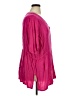 Added Dimension for Catherines 100% Rayon Pink 3/4 Sleeve Button-Down Shirt Size 1X - photo 4