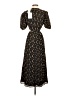 WAYF 100% Polyester Hearts Black Casual Dress Size XS - photo 2