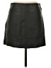 Intermix 100% Polyester Solid Black Faux Leather Skirt Size 4 - photo 2