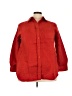 Woman Within 100% Polyester Red 3/4 Sleeve Blouse Size 18 (L) - photo 1