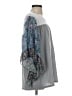 Unbranded 100% Polyester Gray Poncho Size S - photo 4