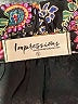 Impressions 100% Polyester Paisley Black Casual Dress Size S - photo 7