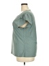 Unbranded 100% Polyester Teal Short Sleeve Blouse Size 2X - photo 5