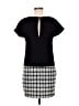 BCBGeneration 100% Polyester Houndstooth Black Casual Dress Size M - photo 2