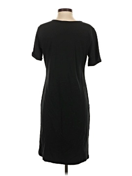 red dress for larger ladies Final Sale Plus Size Shiny Faux Wrap Gown with Slit in Dark Red Garnet