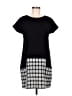 BCBGeneration 100% Polyester Houndstooth Black Casual Dress Size M - photo 1