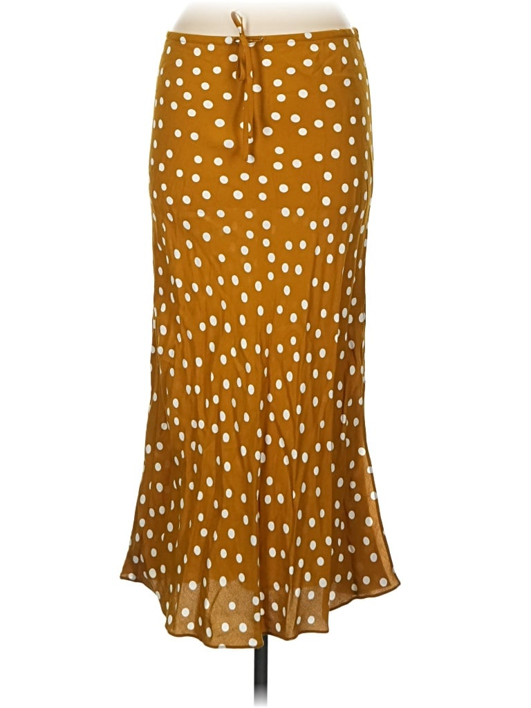 Madewell Casual Skirt In Gold