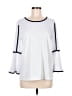 Calvin Klein White 3/4 Sleeve Top Size M - photo 1