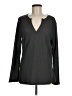 Hount Houndstooth Gray Black Long Sleeve Blouse Size M - photo 1