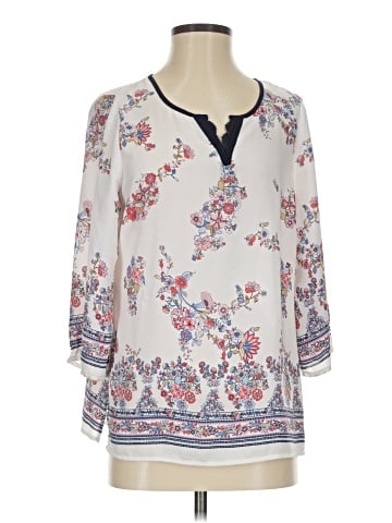 Skies Are Blue 3/4 Sleeve Blouse (view 1)
