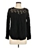 Old Navy 100% Rayon Black Long Sleeve Blouse Size M - photo 1