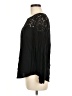 Old Navy 100% Rayon Black Long Sleeve Blouse Size M - photo 5