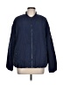 Unbranded 100% Polyester Solid Blue Jacket Size L - photo 1