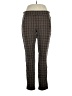 One 5 One Plaid Brown Casual Pants Size XL - photo 1