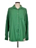 HOTOUCH Solid Green Long Sleeve Button-Down Shirt Size L - photo 1