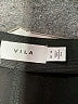 Vila Solid Black Casual Skirt Size EU 38 / US 8 - photo 3