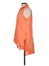 Ellen Tracy Orange Sleeveless Button-Down Shirt Size L - photo 5