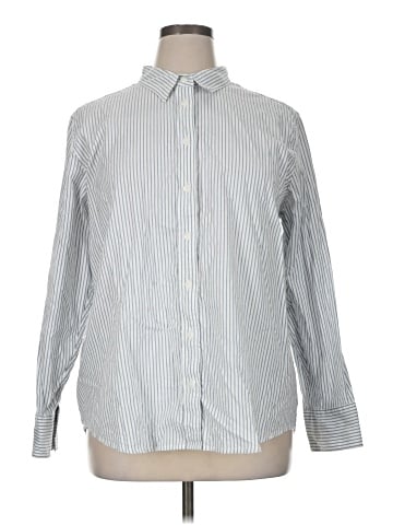 Blue Mountain Long Sleeve Button-Down Shirt (view 1)