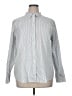 Blue Mountain Stripes Silver Long Sleeve Button-Down Shirt Size XL - photo 1